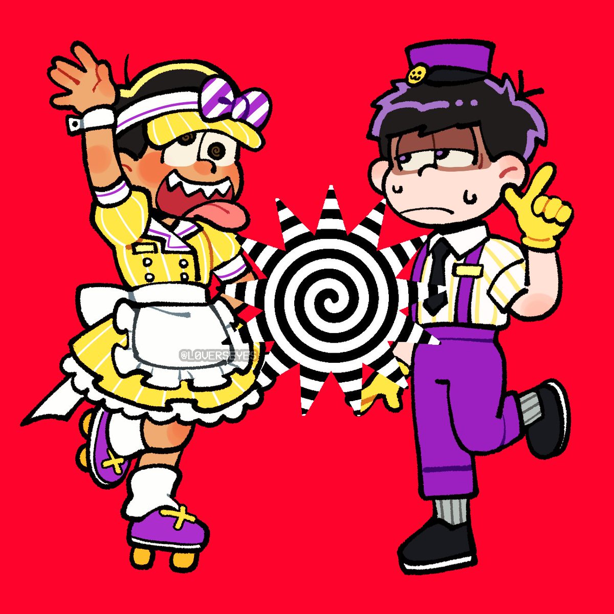 一松 ,十四松 「SUUJI MESMERIZER #osomatsusan」|Krizzia ⭐️のイラスト