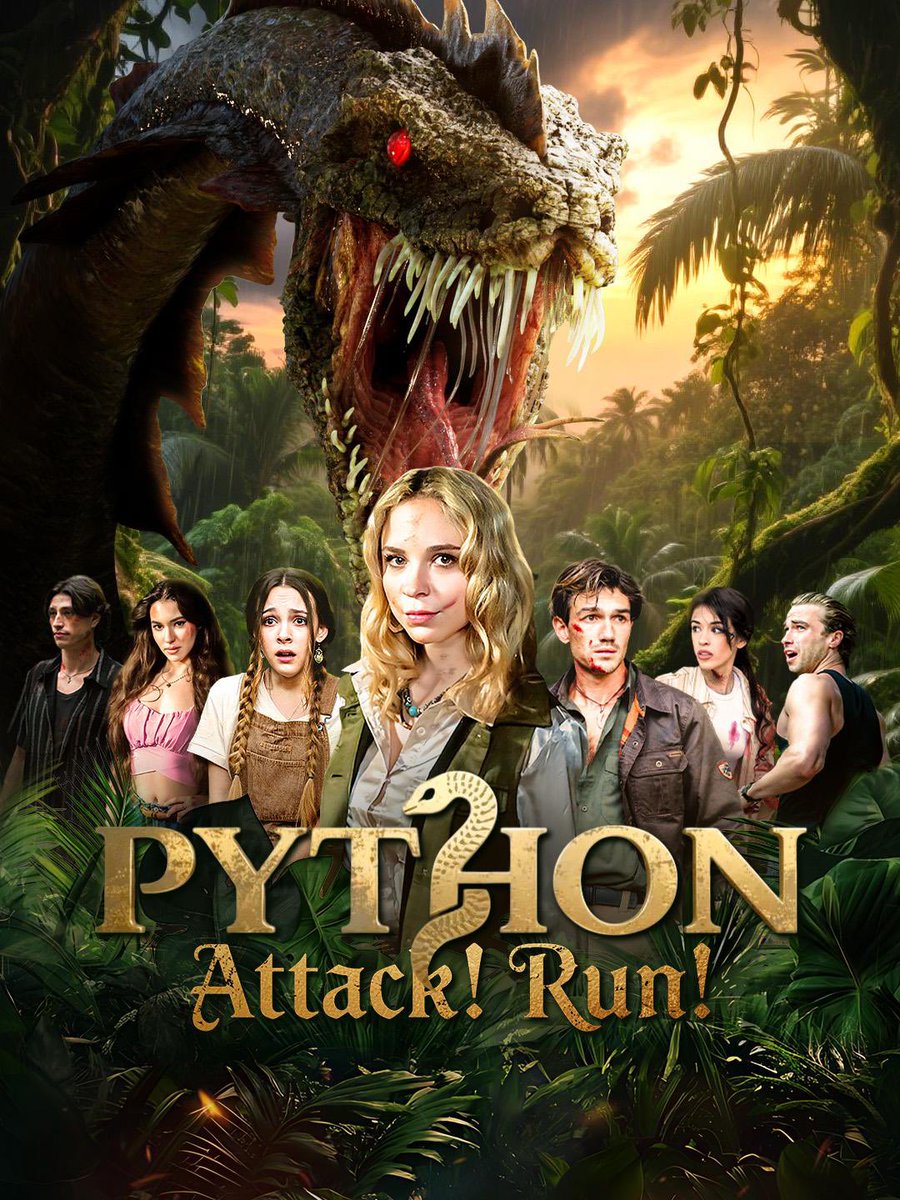 Thrilled to share the poster for Python Attack! Run! — grateful to have joined as director to help bring this wild ride home 🐍🎬 <a href="/NetShortTV/">NetShort</a> 

Watch here: google.com/url?q=https://…