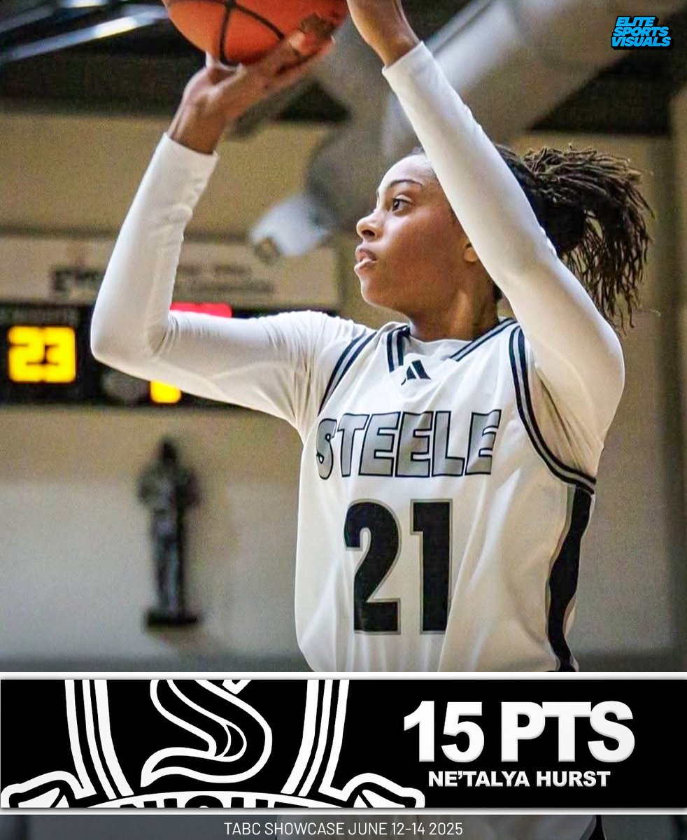 ‘26 Ne’talya Hurst and Steele defeats Desoto: 37-19.

Next Up @ Legends Event Center
6/14 @ 11:10 AM vs Denton Guyer - Court 1

#TABCShowcase #YouAreElite #EliteSportsVisuals <a href="/Tabchoops/">𝙏𝘼𝘽𝘾🏀📋</a>