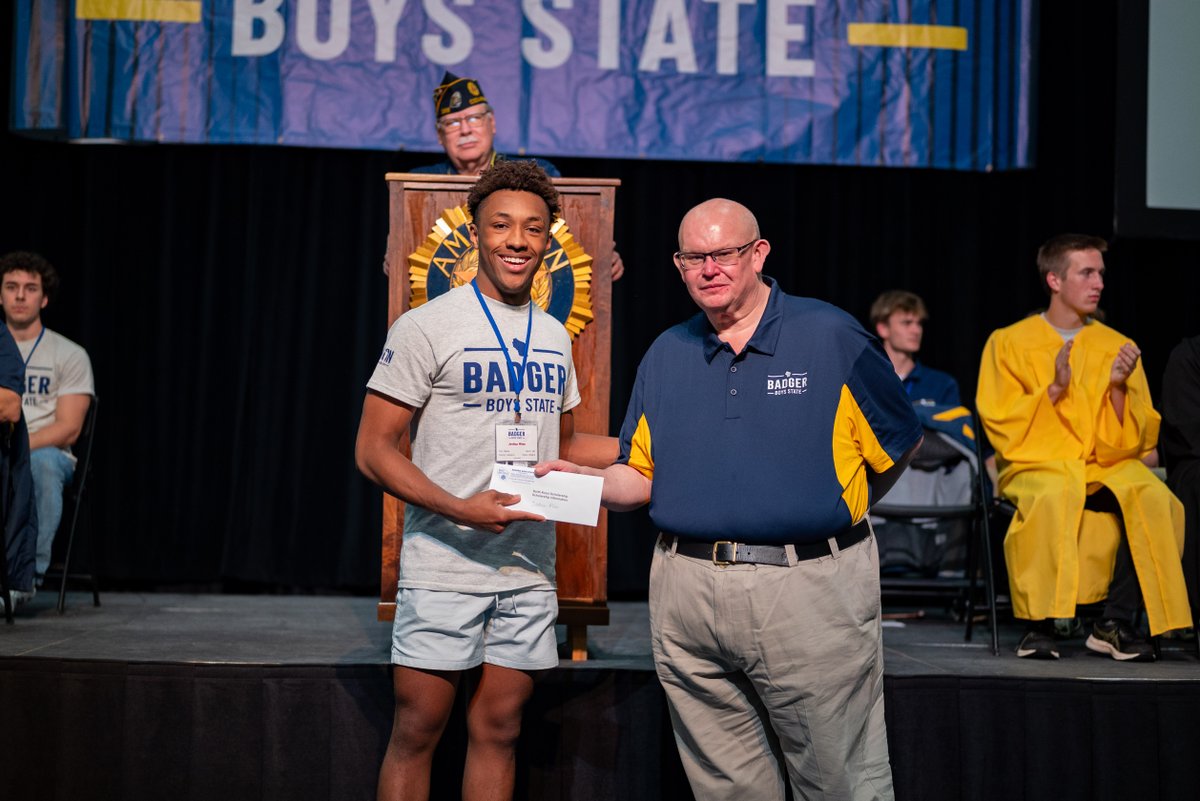 badgerboysstate's tweet photo. Each year, two BBS citizens are selected to attend Boys Nation in Washington, D.C.

This year, Joshua Mims and Charles Haque were selected as the 2025 Boys Nation senators from Wisconsin, with Thomas Peters and Jamo Boettcher selected as alternate delegates.

Congrats! https://t.co/H7sHAwYxC9