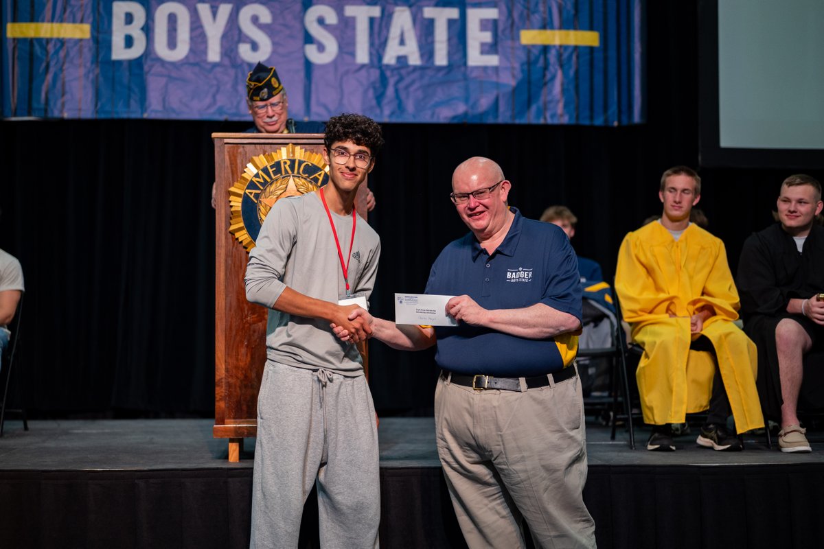 badgerboysstate's tweet photo. Each year, two BBS citizens are selected to attend Boys Nation in Washington, D.C.

This year, Joshua Mims and Charles Haque were selected as the 2025 Boys Nation senators from Wisconsin, with Thomas Peters and Jamo Boettcher selected as alternate delegates.

Congrats! https://t.co/H7sHAwYxC9