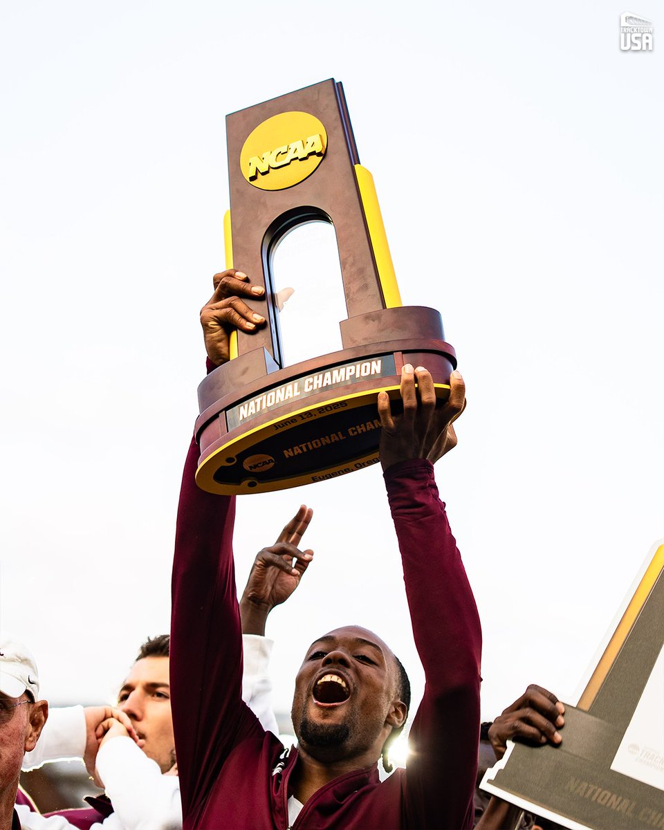 TEXAS A&amp;M MEN ARE YOUR #NCAATF TEAM CO-CHAMPIONS 🏆

#TrackTown25
