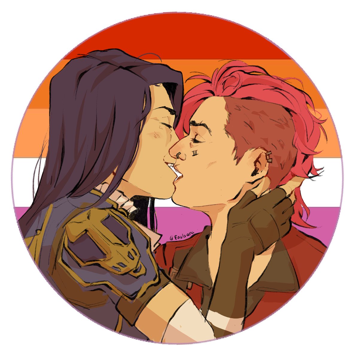 foolsarc's tweet image. Happy pride guys #Caitvi #jayvik #Pridemonth
