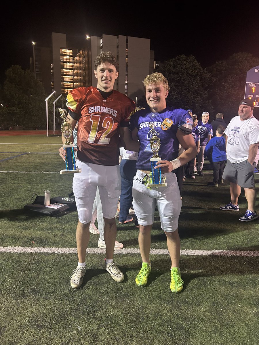 Tammi Eason (@easontammi) on Twitter photo Congratulations to the North team winning 7-6 tonight at the 47th Aleppo Shriners All-Star Football Classic. Also shout out to both the North and South Offensive MVP’s <a href="/shane_eason21/">Shane Eason</a> and Noah McKenzie both Stonehill bound this fall <a href="/StonehillFB/">Stonehill Football #DIG</a>
<a href="/CoachEliGardner/">Coach Eli Gardner</a>
<a href="/CoachHebert12/">Dan Hebert</a> Congratulations to the North team winning 7-6 tonight at the 47th Aleppo Shriners All-Star Football Classic. Also shout out to both the North and South Offensive MVP’s <a href="/shane_eason21/">Shane Eason</a> and Noah McKenzie both Stonehill bound this fall <a href="/StonehillFB/">Stonehill Football #DIG</a>
<a href="/CoachEliGardner/">Coach Eli Gardner</a>
<a href="/CoachHebert12/">Dan Hebert</a>