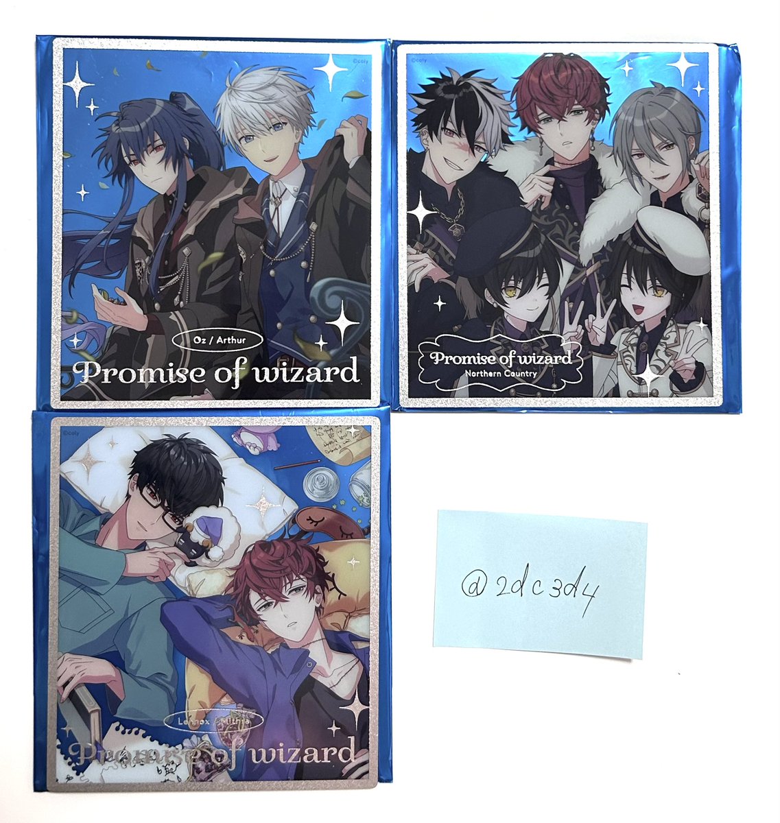 2dc3d4's tweet image. まほやく 5.5周年 クリア色紙 WIZARDS STYLE 交換
譲▷オズ・アーサー、北の国、レノックス・ミスラ
求▶クロエ・ルチル・ヒースクリフ>ネロ・ブラッドリー、南の国
手渡し・郵送
お気軽にお声がけお願いいたします🙇♀️