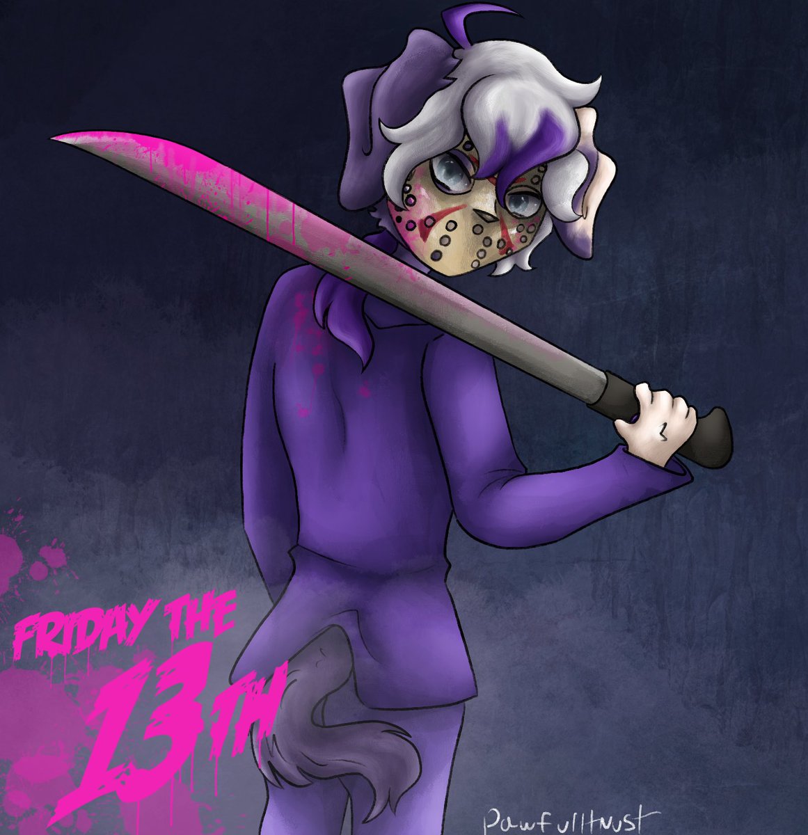 pawfulltrust's tweet image. Look what they did to you patches…

HAPPY FRIDAY THE 13TH!!! Ignore the fact I almost missed finishing this on Friday the 13th it’s currently 11:29 pm lol
.
 #purrfectapawcalypse #purrfectapawcalypsepatches #patchesito #fanart #FridayThe13th