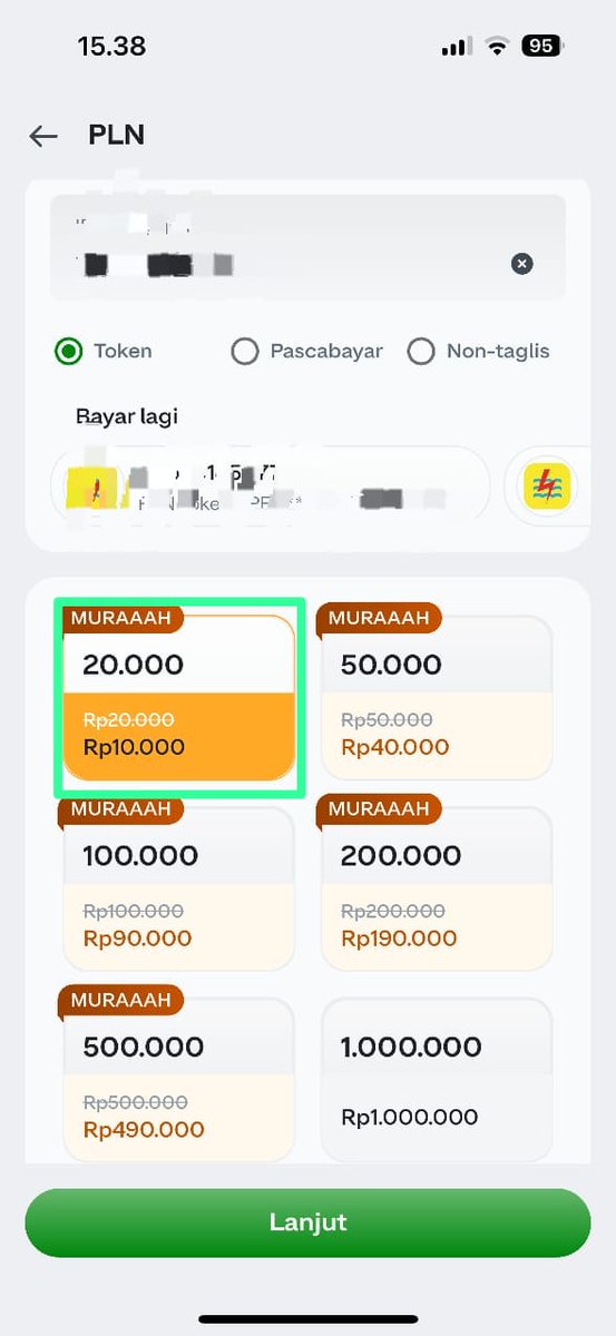 arshilaza's tweet photo. Isi token PLN sekarang jadi momen bahagia. Buka aplikasi GoPay, liat harga, langsung senyum 😁 https://t.co/4HN2FMinsO