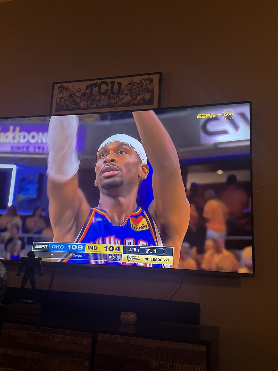 Just threw on the NBA Finals