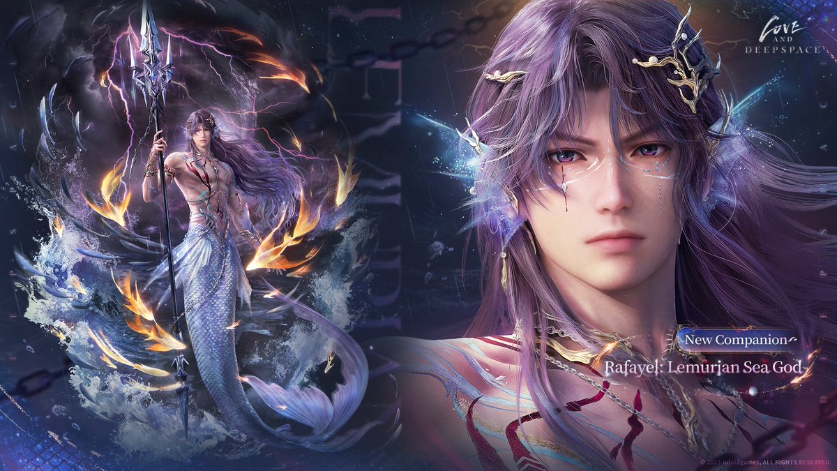 new giveaway to celebrate rafayel's new myth 🥳

prize:
– 2 winners of 980 crystals or 3 months of aurum pass
– 2 winners of one month of aurum pass

rules:
> follow me &amp; retweet
> (opt) will you be going for this myth? 👀

ends 19 june #ladstwt