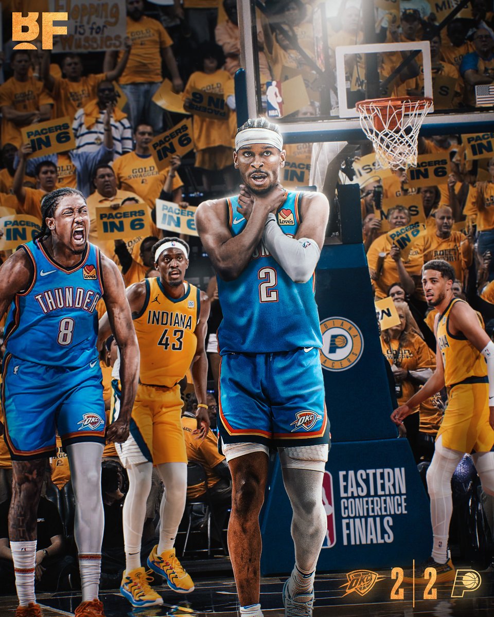 SHAI DROPS 35 PTS AS THUNDER TIE THE SERIES WITH A 111-104 WIN 😤

WE'RE HEADING BACK TO OKC 🍿