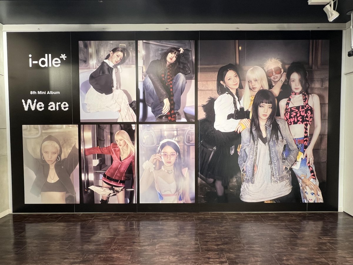 GIDLE シュファ Weare CUBEカフェ 特典限定 トレカ2枚 i-dle we are タワレコ渋谷 限定トレカ シュファ（GIDLE I-DLE