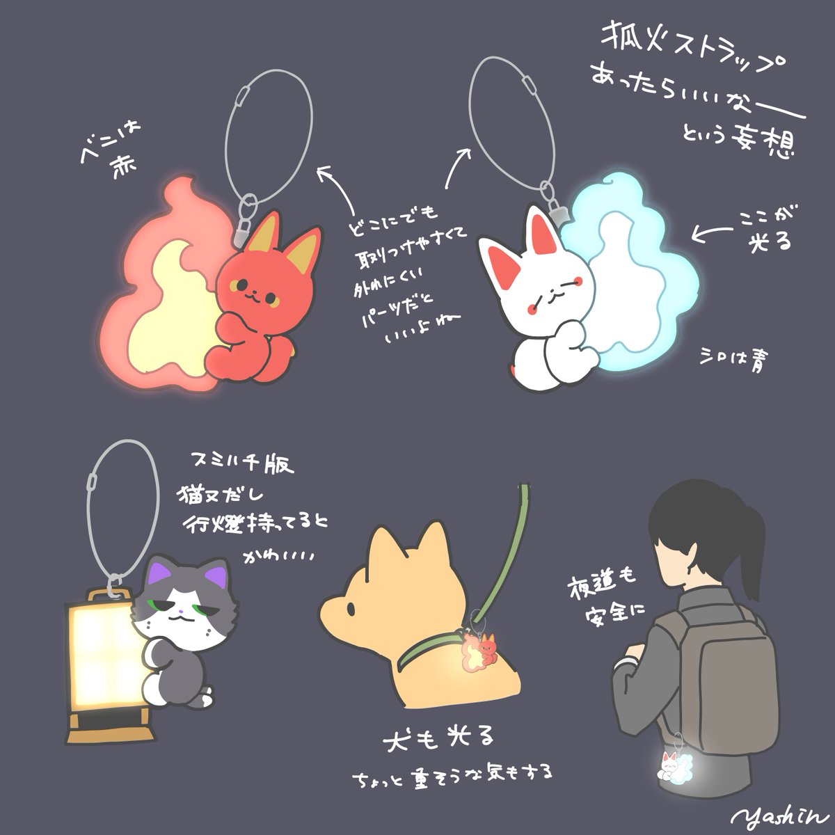 「できるかどうかは別として、あったらいいなという落書き #かみさまキツネとサラリー」|ヤシン/悪ハム2巻出た！のイラスト