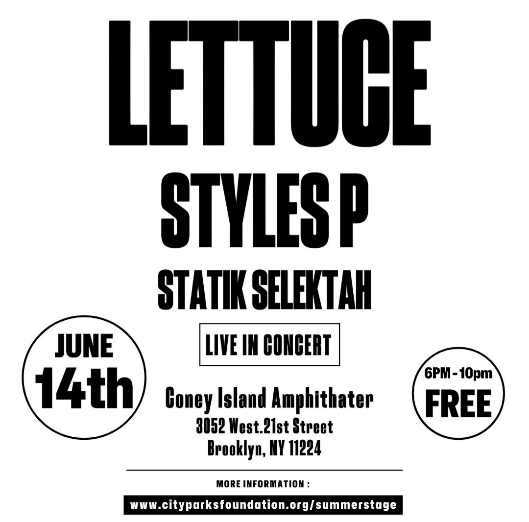 Free show tomorrow in Brooklyn by the beach