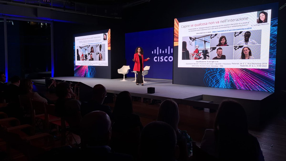 RBCS_CONTACT's tweet image. The next leap forward ⏩
Yesterday, @alefreedot talked about how we study the interaction between humans and robots 👤🤖 at #TheBigLeap #AI event by @Cisco in Milan 🧑💻
It was a great moment of dialogue with industry leaders exploring the possibilities of AI 🦾
@IITalk