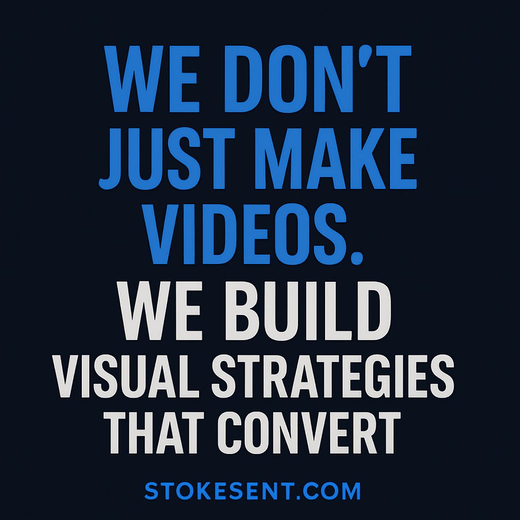 StokesEnt's tweet image. We don’t just make videos.
We build visual strategies that convert.
📈 Not views. Results.
🎯 stokesent.com

#VideoMarketing #PhillyBusiness #ContentStrategy #STOKESEntertainment