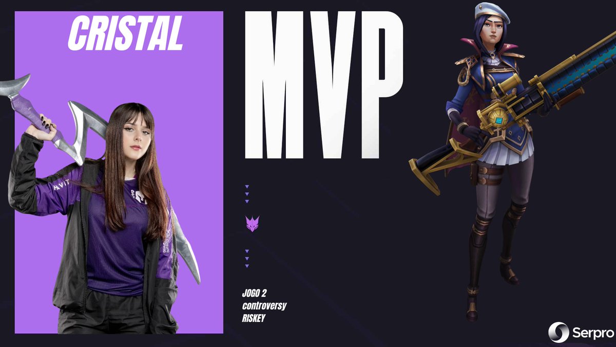 Não tem jeito, <a href="/cristalszinha/">cristal</a> esta COZINHANDO!
É o meta de atirador na MID LANER, e com essa Caitlyn 14/2/3 a Cristal garante o MVP do JOGO 2