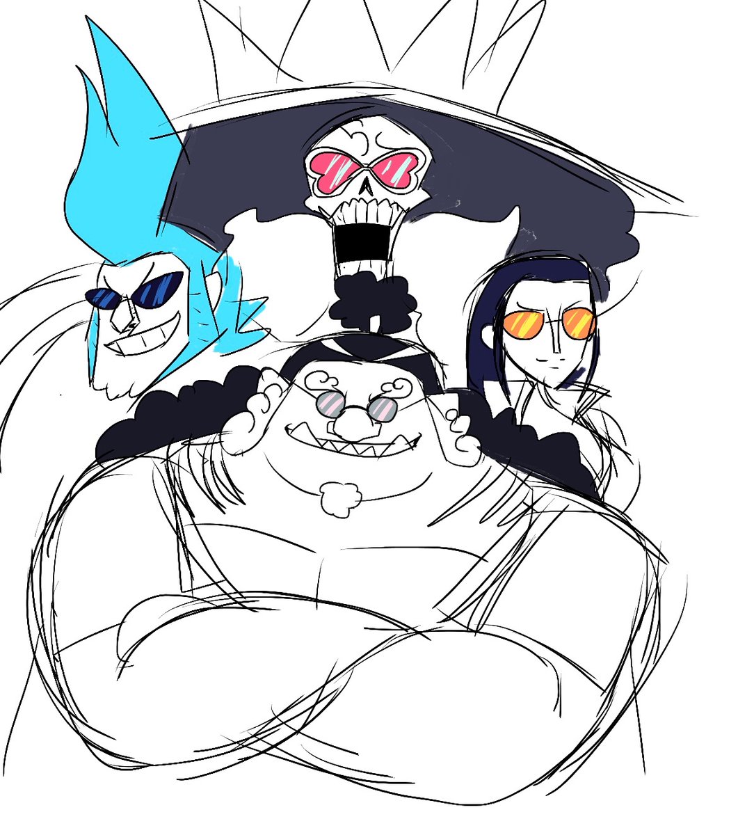 Old strawhats with glasses
#ONEPIECE