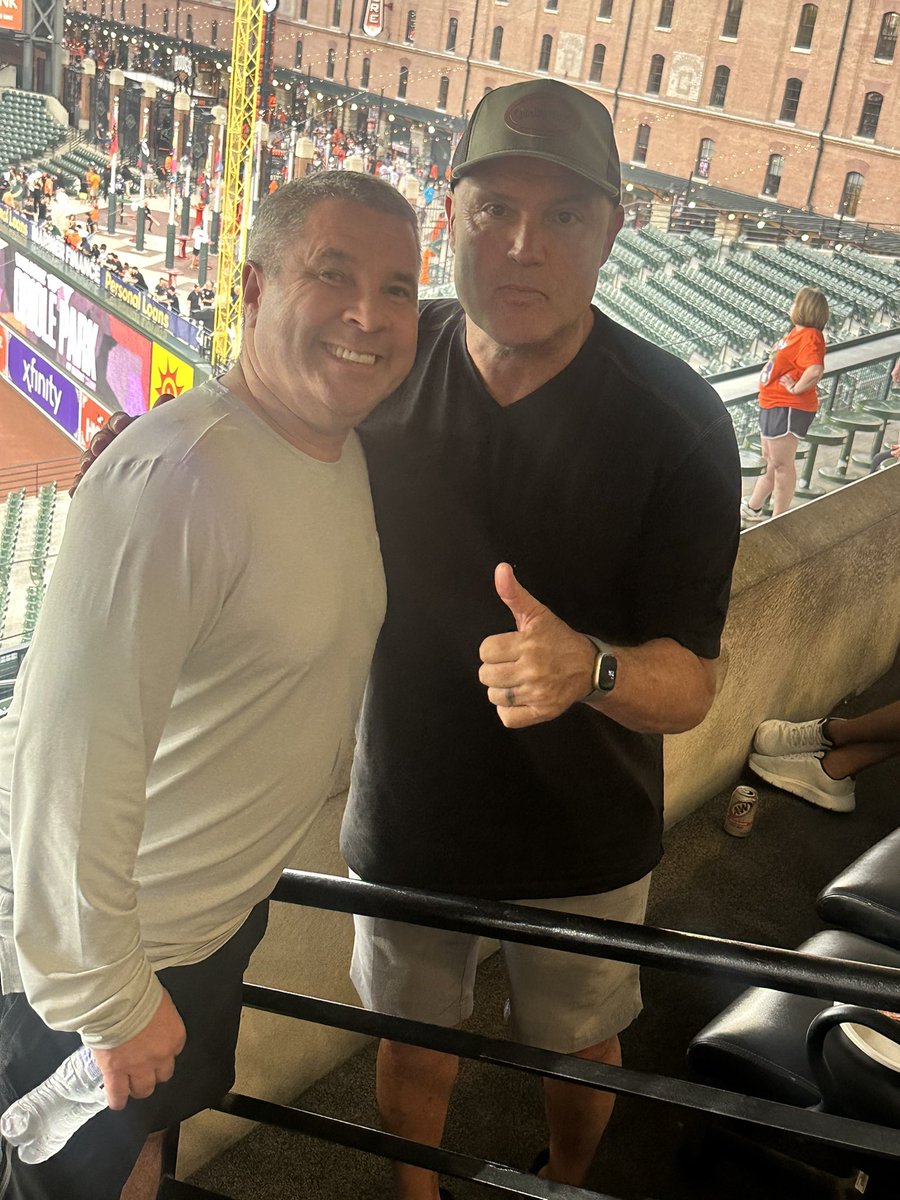Jimmy Patsos (@coachpatsos) on Twitter photo Rain delay here <a href="/Orioles/">Baltimore Orioles</a> can’t slow us down. Rocc from <a href="/TerrapinHoops/">Maryland Men’s Basketball</a> and <a href="/CoachPatSkerry/">Pat Skerry</a> in the house ..yes that’s <a href="/Giants/">New York Giants</a> great Sean Lendetta <a href="/TowsonU/">Towson University</a> grad Rain delay here <a href="/Orioles/">Baltimore Orioles</a> can’t slow us down. Rocc from <a href="/TerrapinHoops/">Maryland Men’s Basketball</a> and <a href="/CoachPatSkerry/">Pat Skerry</a> in the house ..yes that’s <a href="/Giants/">New York Giants</a> great Sean Lendetta <a href="/TowsonU/">Towson University</a> grad