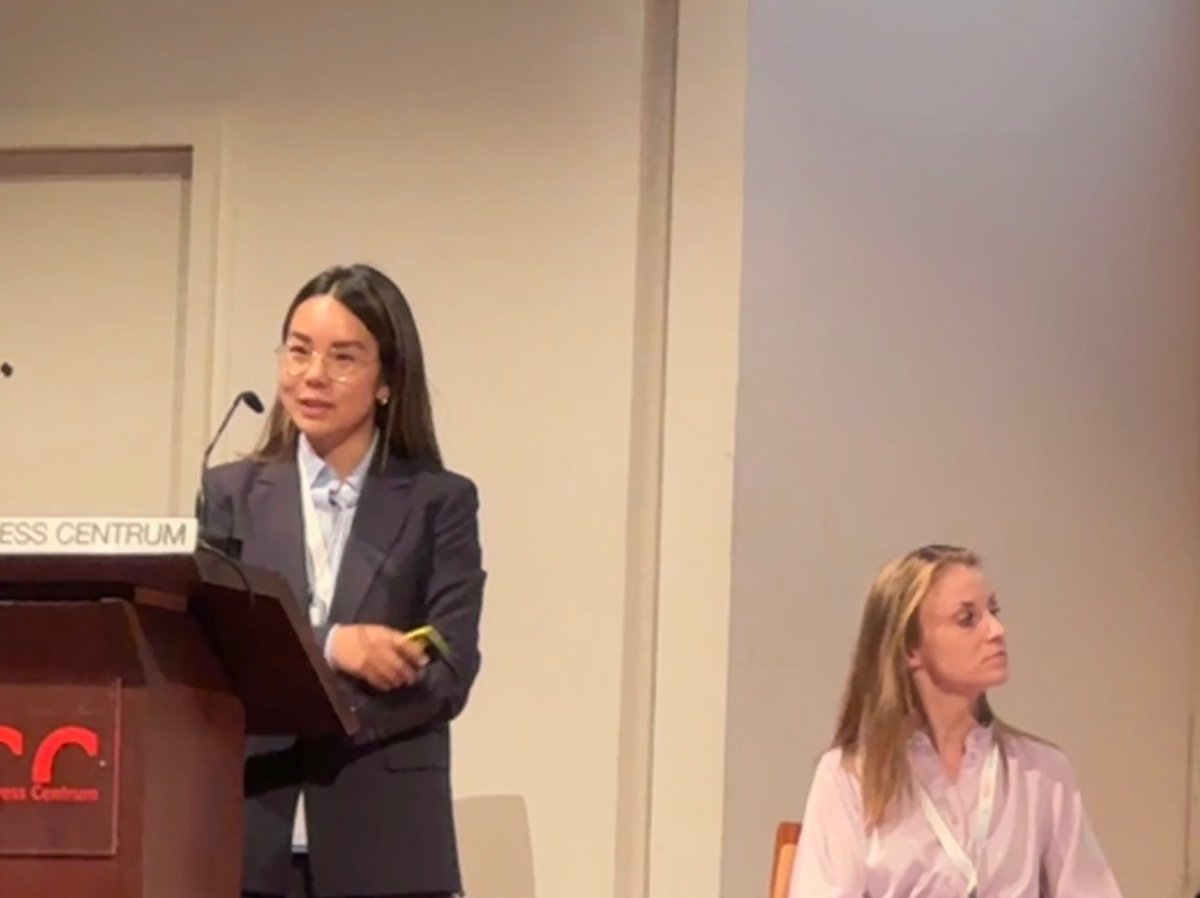 ucsfinnovation's tweet image. Dr. @NicoleJiam, Director of the UCSF Otolaryngology Innovation Center, spoke at #ESPCI2025 on advancing individualized cochlear implant mapping. She shared how novel metrics—like music perception and anatomy-based fitting—drive precision auditory programming. #ESPCI2025