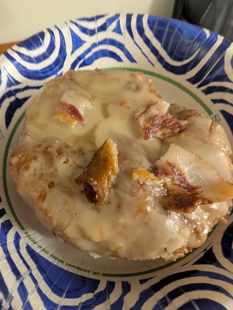 Big boy bad decisions... Donuts this morning. Maple bacon was the bomb