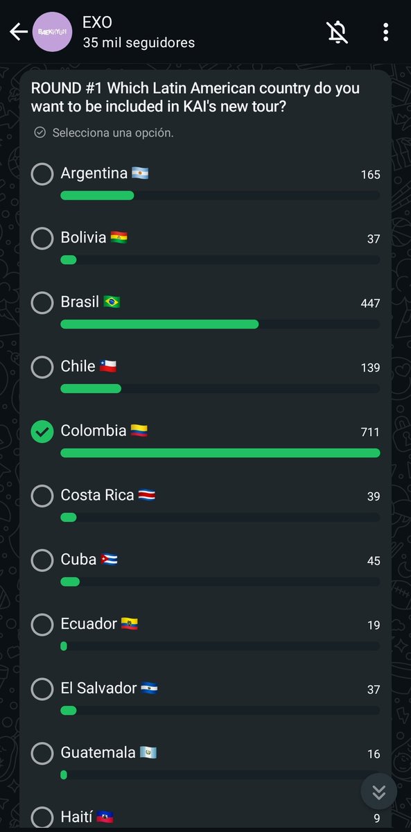 Espero puedan unirse si se encuentran interesados en traer a Kai a Colombia 🥺 en su tour.
#KAIenColombia 
#ColombiaKAI_KAION 
<a href="/weareoneEXO/">EXO</a>