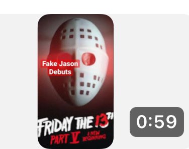 One of my early videos… #jasonvoorhees #notjasonvorhees #crystallake #fridaythe13th <a href="/MTHartonhorror/">MT Hart</a> 
Friday the 13th V Remembered #fridaythe13ththegame #horror #scary #scary... youtube.com/shorts/ba2QbuZ…