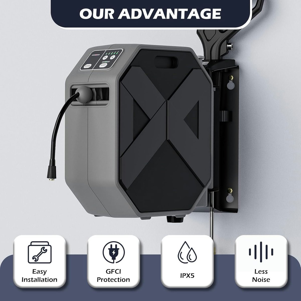 5000 PSI Electric Wall Mounted Power Washer for $199.50, reg $399!
-- Use Promo Code A7ECWOJX
fkd.sale/?l=https://amz…