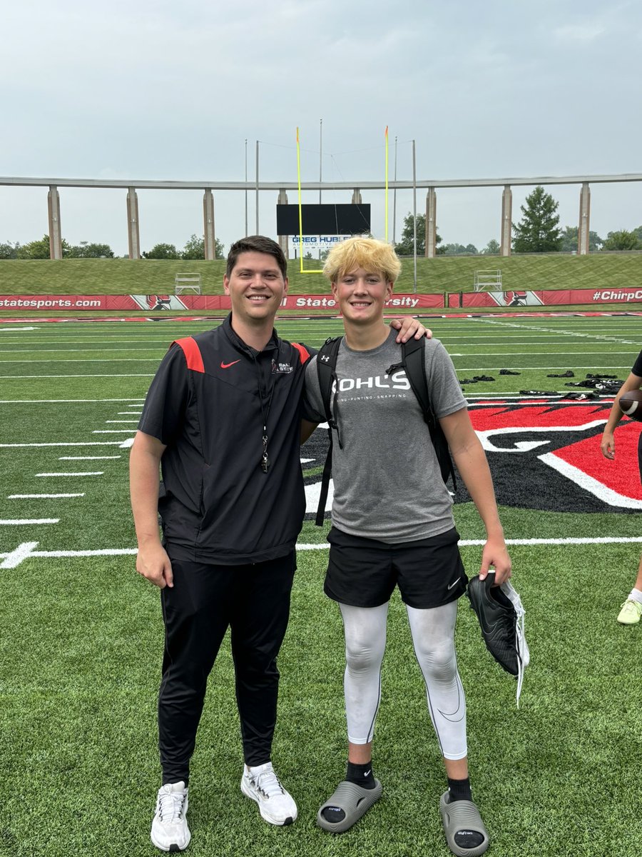 CooperHeimbach's tweet image. Enjoyed Ball State today had a near perfect FG chart, as well as an outstanding punt and kickoff set. With multiple 65+ 4.0+ KO’s Appreciate the conversation with @nickfiacable24 afterwards as well‼️‼️
- 51 5.06 punt💣 and a FG
@coach_hoferFB
@BallStateFB