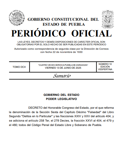 Ultrapuebla's tweet photo. 📢 Ya es oficial en Puebla:
Se publicó la reforma que castiga con hasta 3 años de prisión a quien insulte, humille u ofenda a otra persona por redes sociales o medios digitales.
#Puebla #ReformaDigital #Ciberacoso #LeyDigital https://t.co/xS2I8Q3X1Q