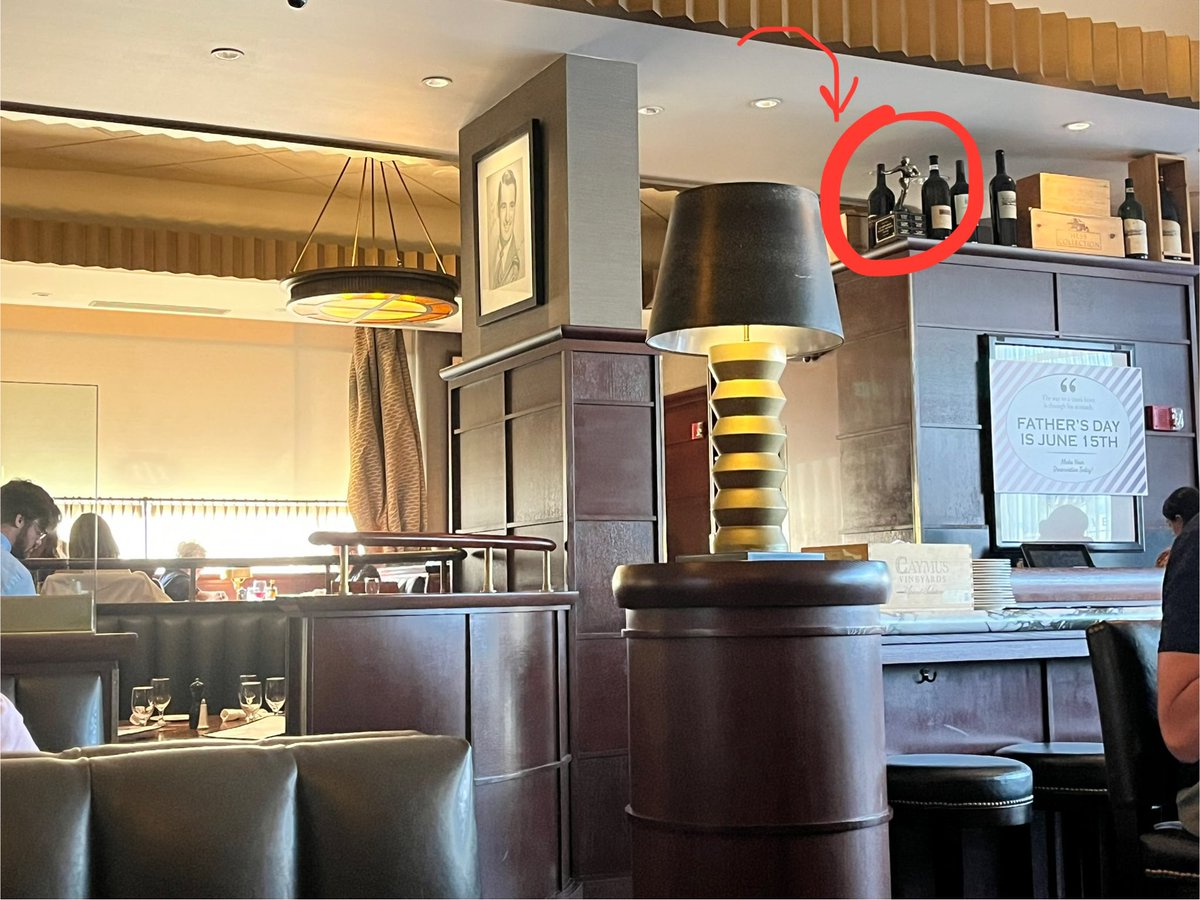 TheFantasyEng's tweet image. Someone brought their fantasy football trophy with them to dinner tonight at the restaurant I'm at, hell yea