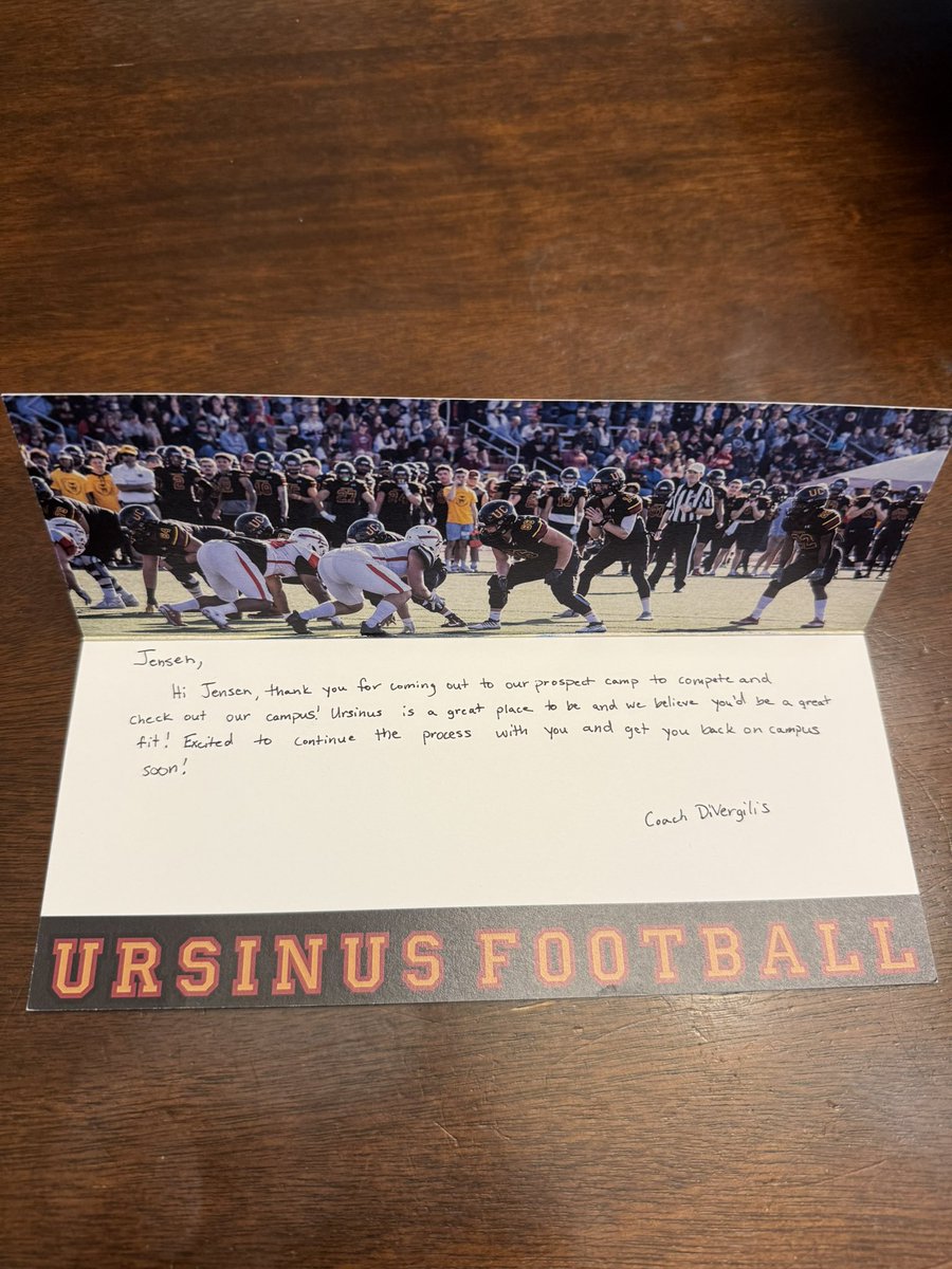 Jensen Emlet 26’ ATH (@jensenemlet) on Twitter photo Thank you <a href="/CoachDiVergilis/">Ryan DiVergilis</a> for the letter! Can’t wait to get back on campus and watch a game this fall!! Thank you <a href="/CoachDiVergilis/">Ryan DiVergilis</a> for the letter! Can’t wait to get back on campus and watch a game this fall!!