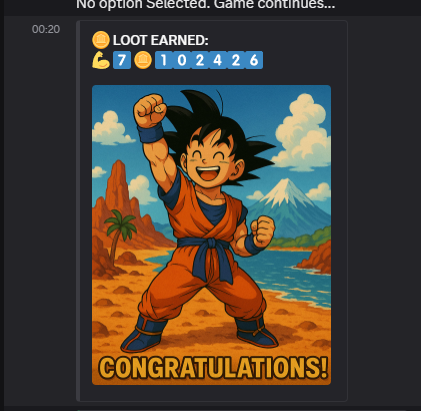 KingSolNFTs1's tweet photo. Congrats to @AutJackSon for playing the game for 3 hours and winning the 1M AKIRA ( 31$ ) 

Next POT is ready! ~1M $AKIRA https://t.co/Bji1FFu9vz