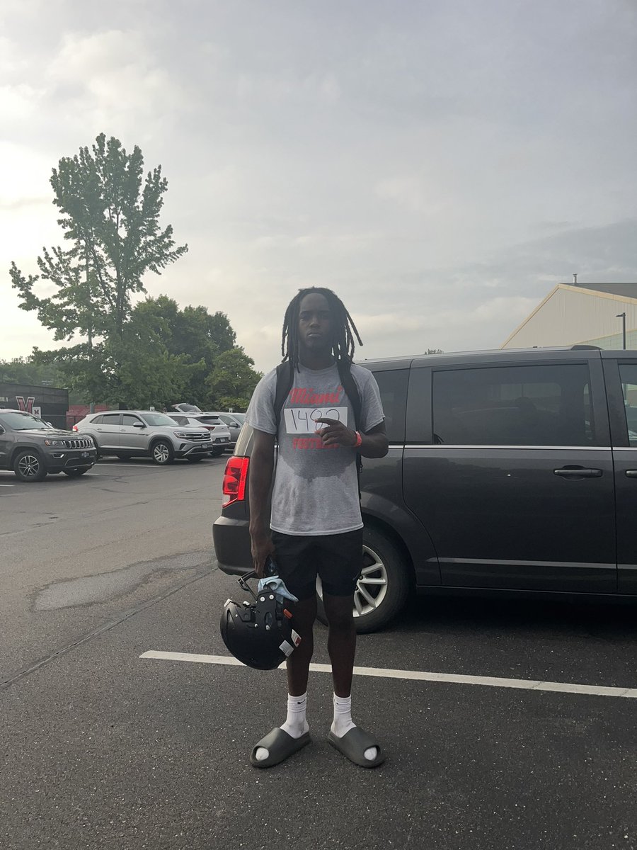 Chauncey Watson (@11chauncey_) on Twitter photo Had a great Miami OH camp. It was great to connect with coaches all around. Next up is the Kent State mega camp tomorrow, come see me!
<a href="/Coach_Parrella/">John Parrella</a> <a href="/LW_Football/">Lutheran West Football</a> Had a great Miami OH camp. It was great to connect with coaches all around. Next up is the Kent State mega camp tomorrow, come see me!
<a href="/Coach_Parrella/">John Parrella</a> <a href="/LW_Football/">Lutheran West Football</a>