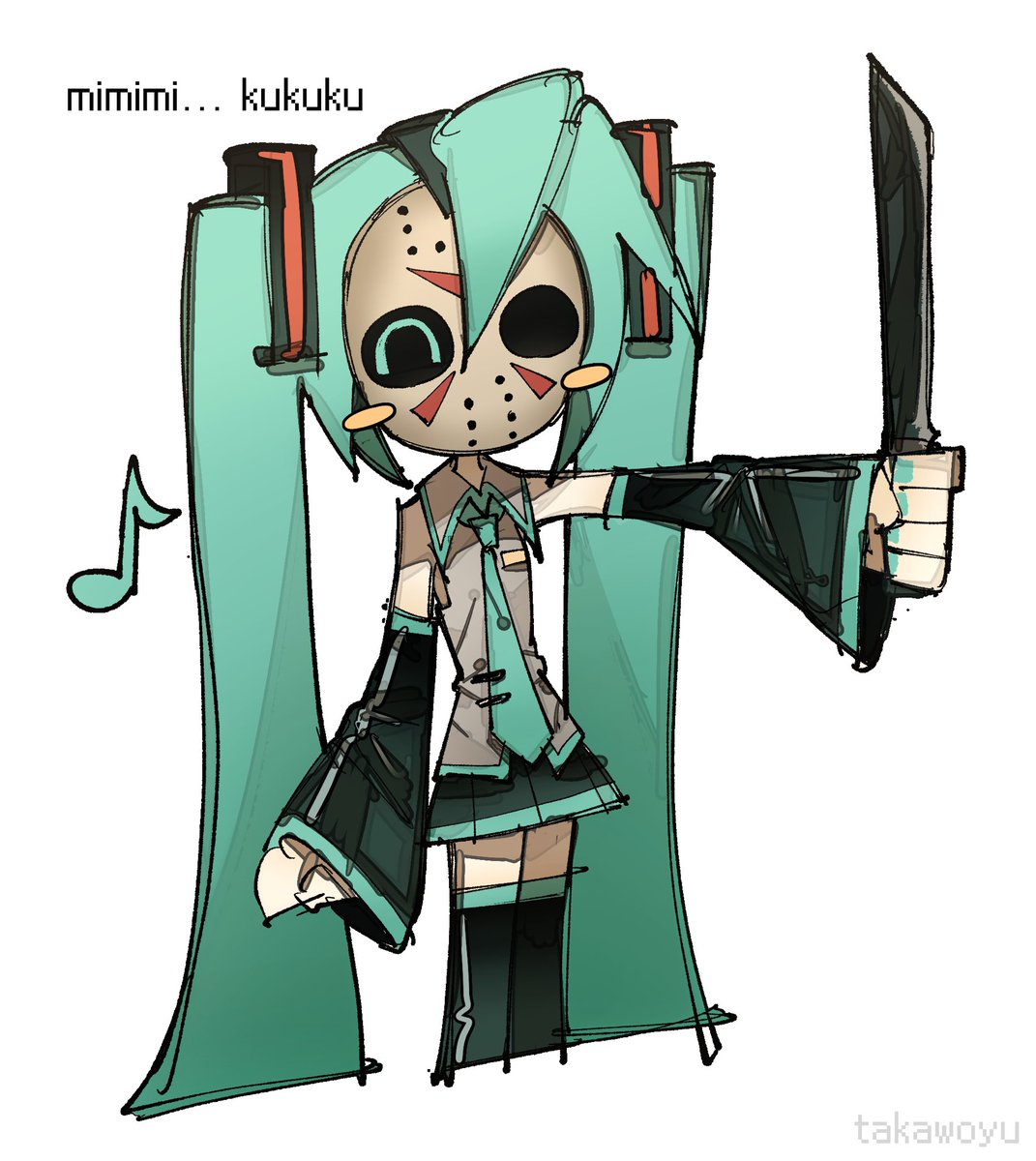 jason miku cuz its friday 13th #HatsuneMiku #初音ミク