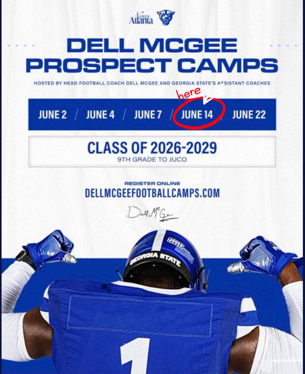Chris Jules 26’ (@bigchris2008) on Twitter photo I'm excited to announce that I'll be at Georgia State prospect camp on June 14th <a href="/OHSKnightsFB/">Oakleaf HS Football</a> <a href="/CoachJHawkins/">Jeremy Hawkins</a> <a href="/JoshJynes48/">Coach Josh Jynes</a> <a href="/DellMcGee/">Dell McGee</a> <a href="/CoachTPearson/">Travis Pearson</a> <a href="/jwindon35/">Joe Windon</a> <a href="/CoachSherrerGSU/">Kevin Sherrer</a> <a href="/AmourManrey75/">Manrey Saint-Amour</a> <a href="/karipruitt_/">Makari Pruitt</a> I'm excited to announce that I'll be at Georgia State prospect camp on June 14th <a href="/OHSKnightsFB/">Oakleaf HS Football</a> <a href="/CoachJHawkins/">Jeremy Hawkins</a> <a href="/JoshJynes48/">Coach Josh Jynes</a> <a href="/DellMcGee/">Dell McGee</a> <a href="/CoachTPearson/">Travis Pearson</a> <a href="/jwindon35/">Joe Windon</a> <a href="/CoachSherrerGSU/">Kevin Sherrer</a> <a href="/AmourManrey75/">Manrey Saint-Amour</a> <a href="/karipruitt_/">Makari Pruitt</a>