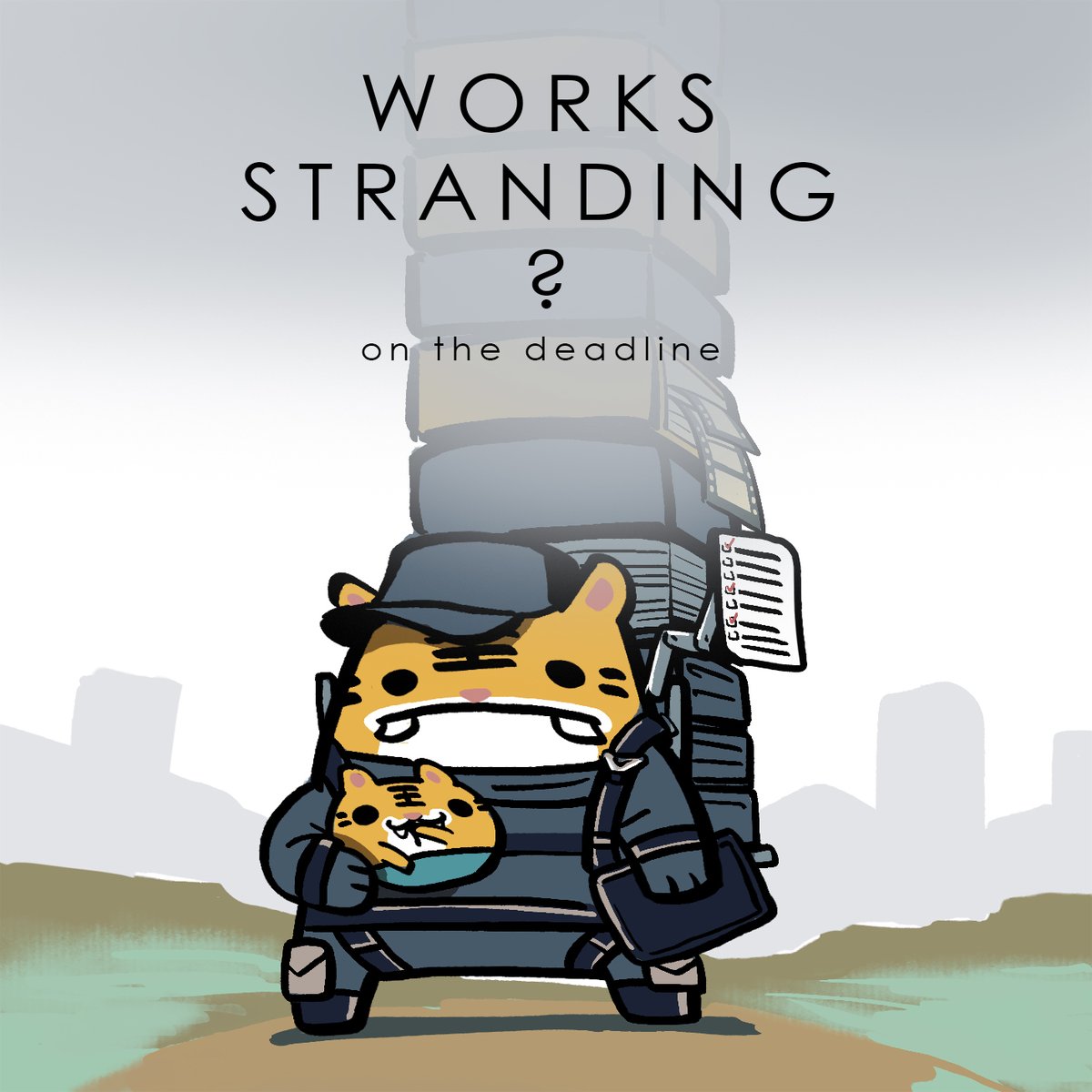 PAPA_RAYA's tweet photo. 【 WORKS STRANDING ? 】
死亡擱淺2要發售了......
我的工作也依舊擱淺中......
背著滿滿的工作身上還帶個娃
這意象也太符合了吧
天啊好想玩喔喔喔
一代可是首發就開始送貨的吶
再努力一下
(然後到時候還要躲各種劇透吧....?)
#虎爺實習中 #虎爺 #虎寶 #HUYEH #死亡擱淺2 #deadstranding2 https://t.co/ylgBlgeneN