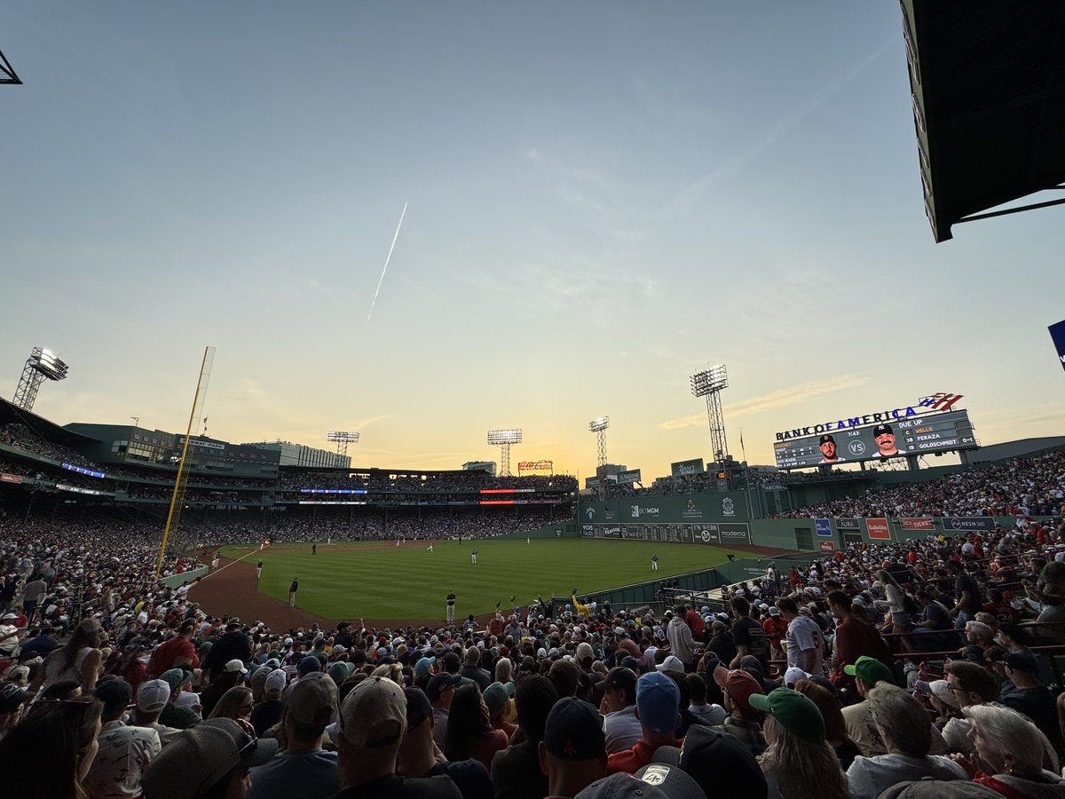 My 8-year-old self had Yankees-Red Sox on the top of the Sports Bucket List. My 25-year-old self is very much enjoying crossing it off the list tonight!