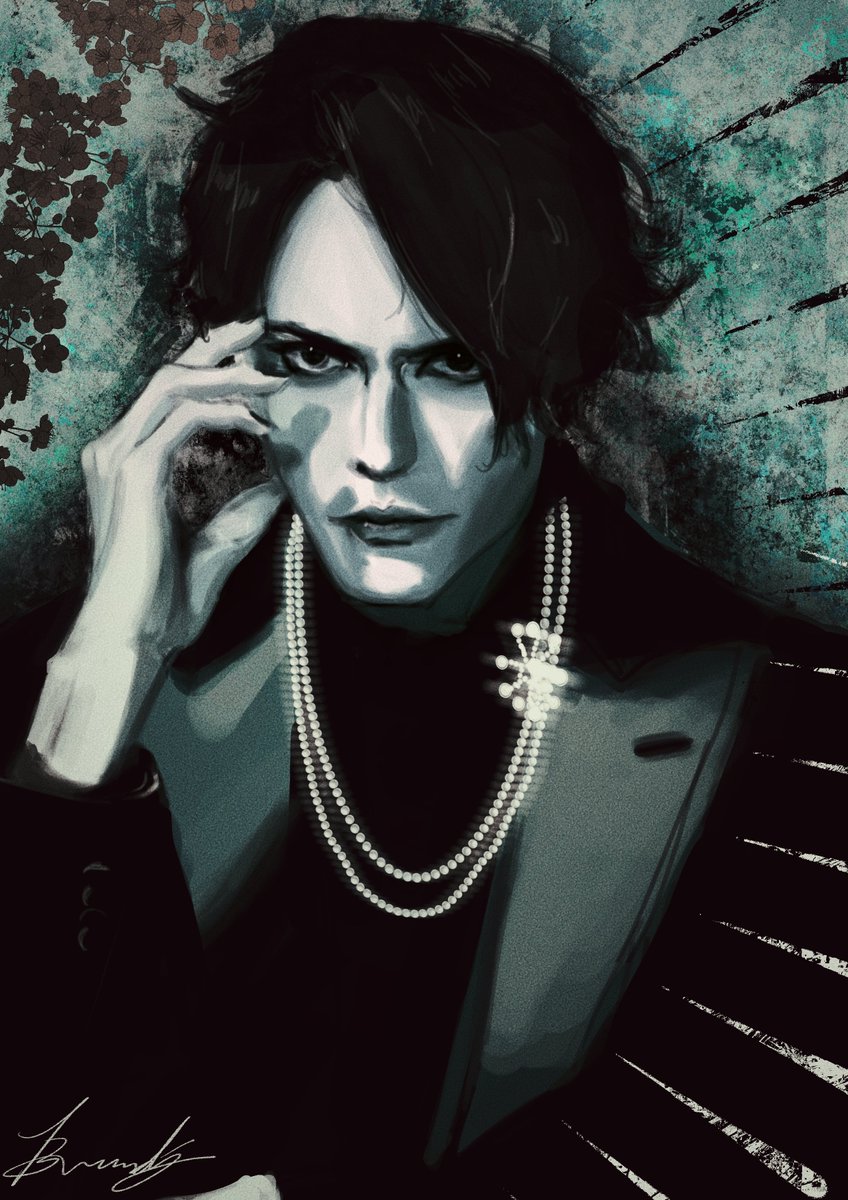 KujoBrandy's tweet photo. #櫻井敦司 #BUCKTICK 
这张是去年画的了 https://t.co/k8kV7qqu1T