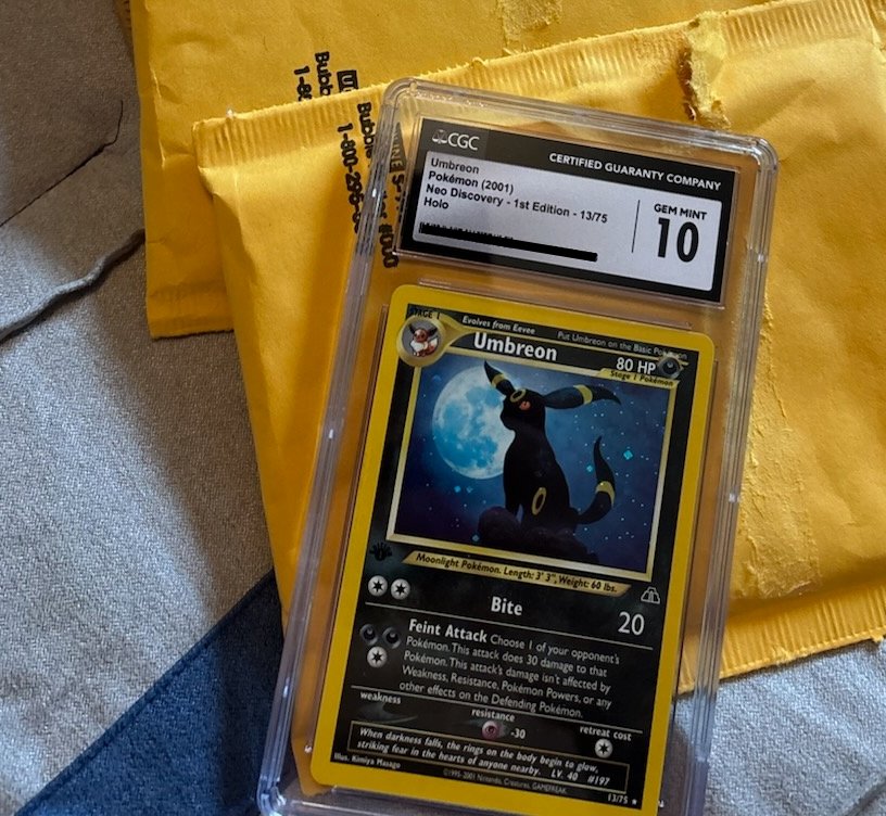 Bought some seriously oversold $SPX #SPX6900 back in April and took a little profit. Now I can literally hold it.

#umbreon #Pokemon #Collectibles #memecoins