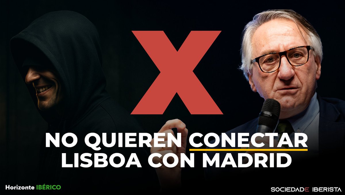 NO QUIEREN ❌ unir Madrid con Lisboa | Horizonte Ibérico. Vídeo con Antonio García Salas de <a href="/corredorSOI/">Corredor Sudoeste Ibérico</a>. 

Disponible en unas horas: 

youtu.be/IU9wYYnDdXE

#HorizonteIbérico #TrenDigno #LisboaMadrid #iberismo #PortugalyEspaña #AltaVelocidad