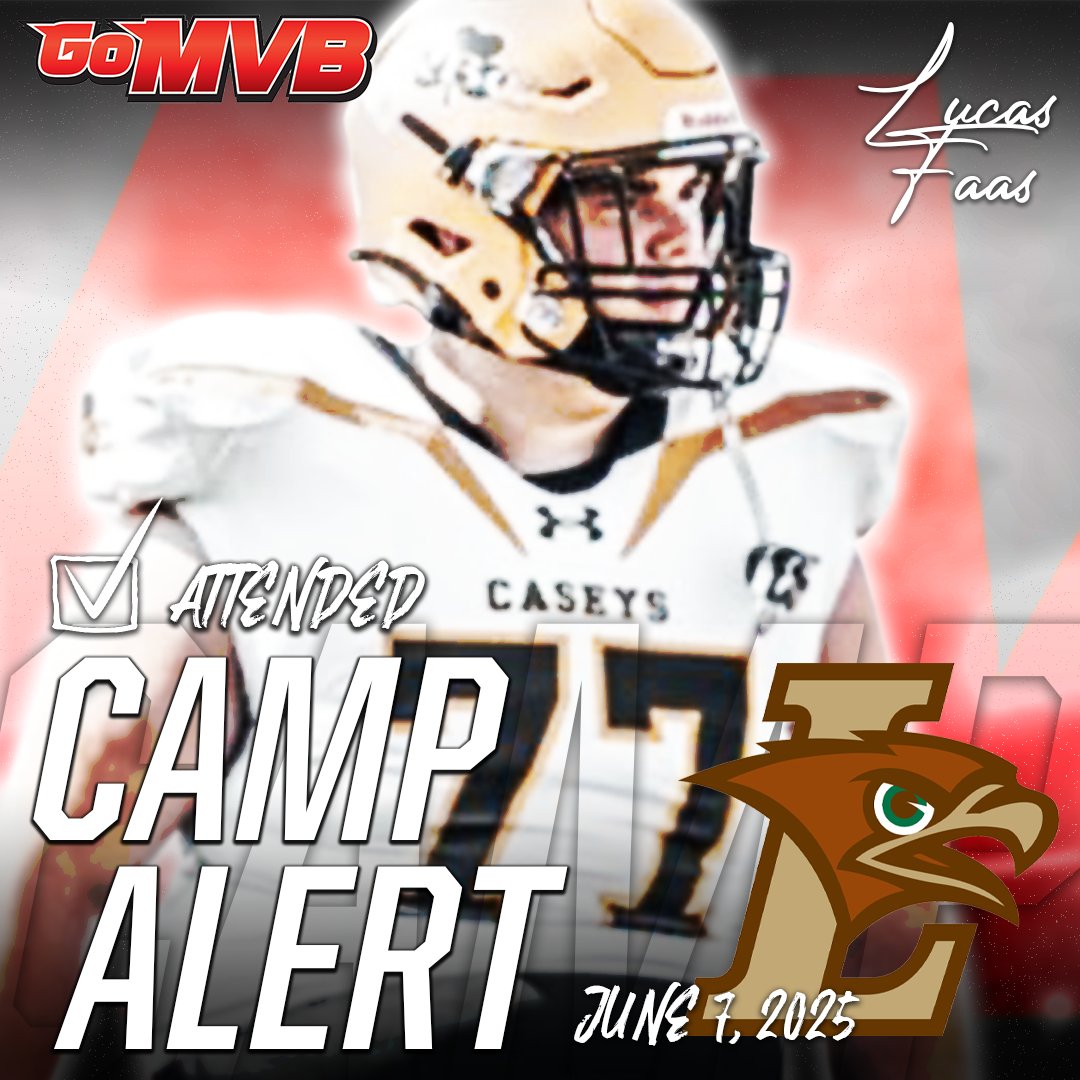 GoMVB Get Seen. Get Serious. Get to the Next Level (@gomvb) on Twitter photo Our guy Lucas Faas put in some work at the Lehigh University football camp last week!
'27 OL
Red Bank Catholic, NJ
More Info: GoMVB.com/lucasfaas
Follow: <a href="/LucasFaas72/">Lucas Faas</a>
#gomvb #hsfootball #athlete #collegecamp #collegerecruiting Our guy Lucas Faas put in some work at the Lehigh University football camp last week!
'27 OL
Red Bank Catholic, NJ
More Info: GoMVB.com/lucasfaas
Follow: <a href="/LucasFaas72/">Lucas Faas</a>
#gomvb #hsfootball #athlete #collegecamp #collegerecruiting