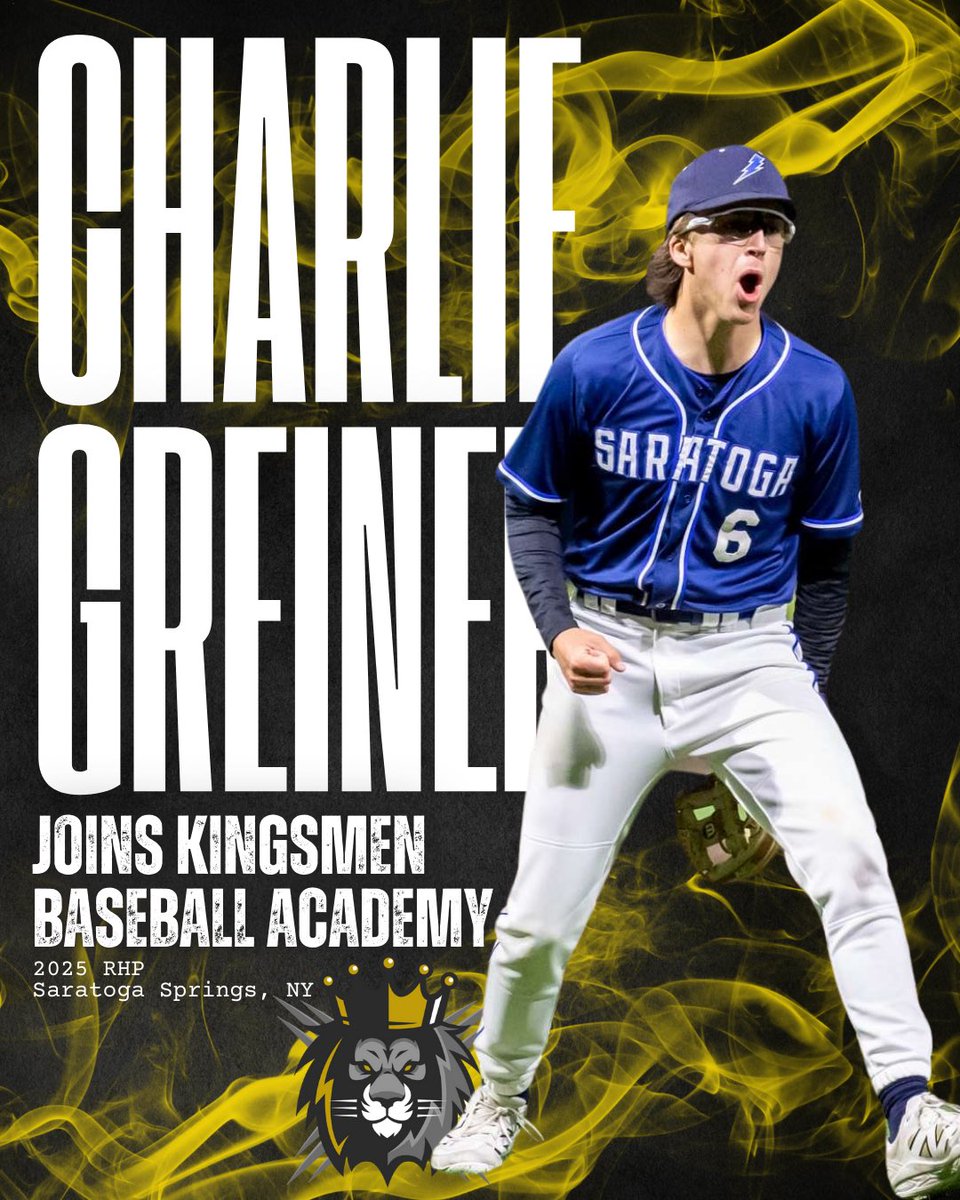 Incoming Kingsman!! 
Welcome Charlie Greiner to the family👑
#kingsmenbaseballacademy 
<a href="/FlatgroundApp/">FLATGROUND Pitching</a>