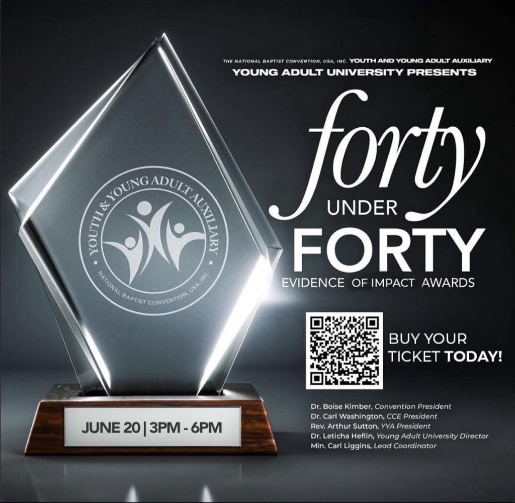 __Only1Netta's tweet photo. Hey y’all ! Here I go ! 

The next National Baptist convention 40 under 40 award recipient ! 🎉🎉🎉

Today I’m a nominee ! To God be the glory ! 🙌🏾🙌🏾🙌🏾👏🏾👏🏾👏🏾🫶🏾🫶🏾

Get your ticket; or donate, you don’t want to not: invest in this event ! 🎉🎉🎉🎊🎊 https://t.co/ib04Pdd5Us