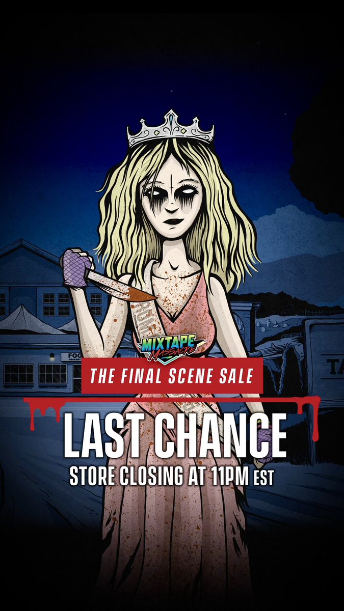 mixtapemassacre's tweet photo. We’re heading into the final hours. One last chance. One last dance. 🔪💃🏻 https://t.co/ubZVZM8B3i
