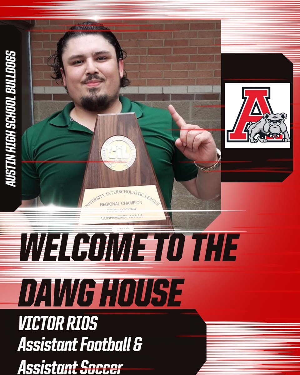 Let's give a big Bulldog welcome to Coach Victor Rios! Coach Rios will be coaching football and girls soccer. Glad to have you Coach! #OnTheHunt