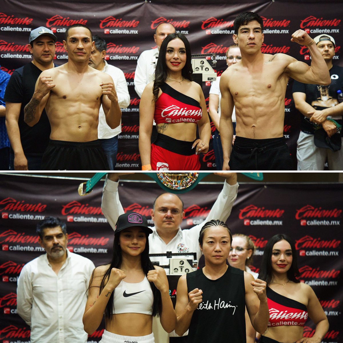 Salvador Rodriguez (@chavaespn) on Twitter photo Pesaje ✅ en Sonora 🇲🇽 para mañana x <a href="/ESPNKnockOut/">ESPN KnockOut</a>
<a href="/GalloEstradaOfi/">Gallo Estrada</a> 119 libras
Karim Arce 119 libras
Por campeonato interino Átomo <a href="/wbcboxeo/">World Boxing Council en Español</a>
Camila Zamorano 101.8 libras
Mika Iwakawa 100.9 libras Pesaje ✅ en Sonora 🇲🇽 para mañana x <a href="/ESPNKnockOut/">ESPN KnockOut</a>
<a href="/GalloEstradaOfi/">Gallo Estrada</a> 119 libras
Karim Arce 119 libras
Por campeonato interino Átomo <a href="/wbcboxeo/">World Boxing Council en Español</a>
Camila Zamorano 101.8 libras
Mika Iwakawa 100.9 libras