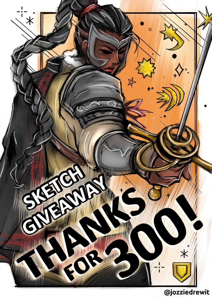300+ Follower Sketch Giveaway~ 🙌 🖼️🖼️🖼️
(win a portrait like this!)

Rules:
🔹Must be following
🔹Reshare this post
🔹Reply with your request (1 character only please!!)

✨ Winner will be chosen at random JUNE 20TH 2025