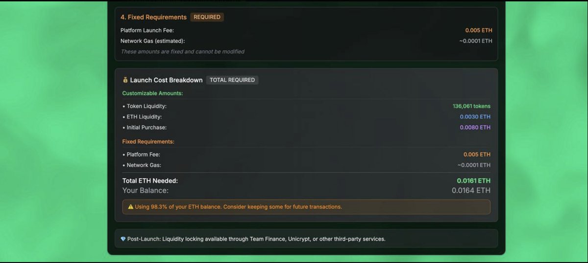 What to expect soon:

uTOKENIZE UI/UX Improvements:

- 1 tx deployments for simplicity
- Real-time launch cost calculator with breakdown
- Better error handling

New token launcher features:

- Base Launches to be directly accessible on <a href="/coinbase/">Coinbase 🛡️</a>  app natively
- hyperEVM