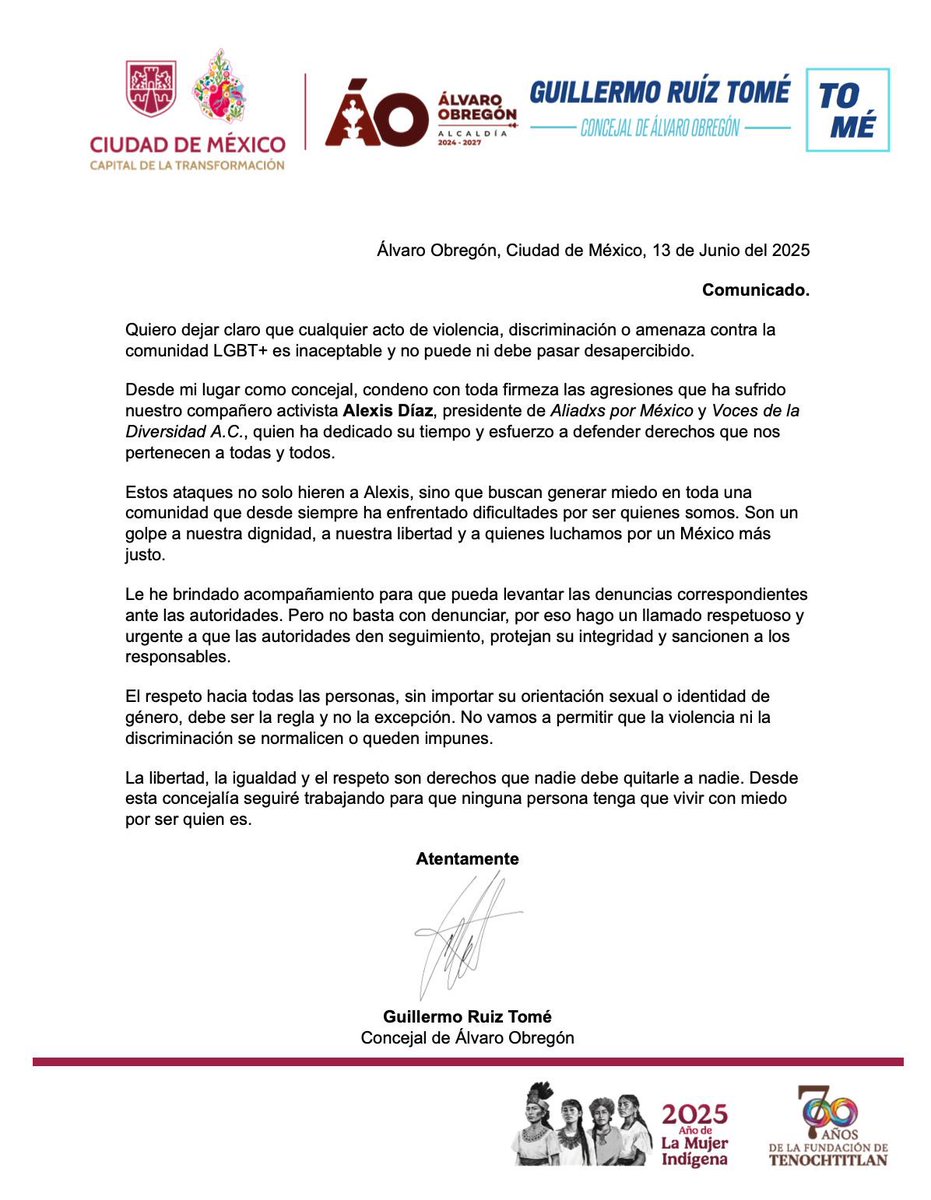GuillermoRuiz_T's tweet photo. COMUNICADO

Ccp. @GobCDMX @FiscaliaCDMX https://t.co/2ca7bhIp8V