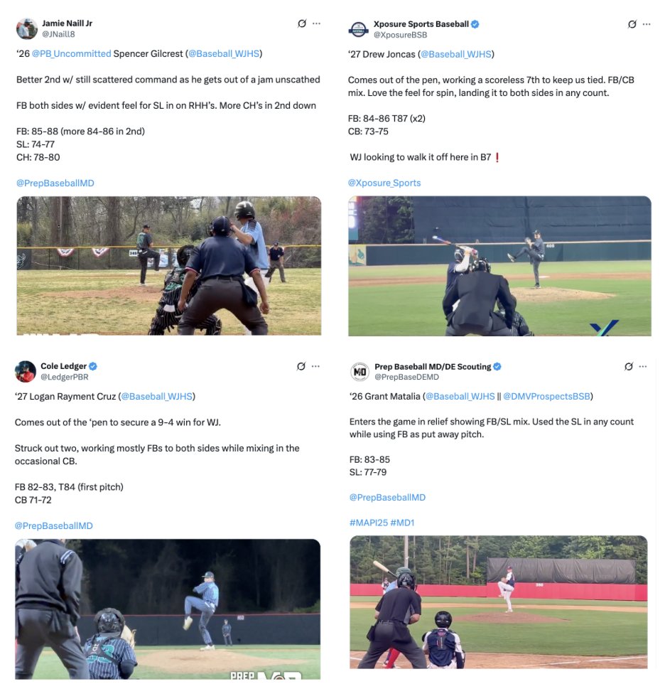 How promising is WJ’s foreseeable future? With this talent of a pitching staff and one more year of development, the reigning 4A State Champions will have every opportunity to defend their title in 2026.